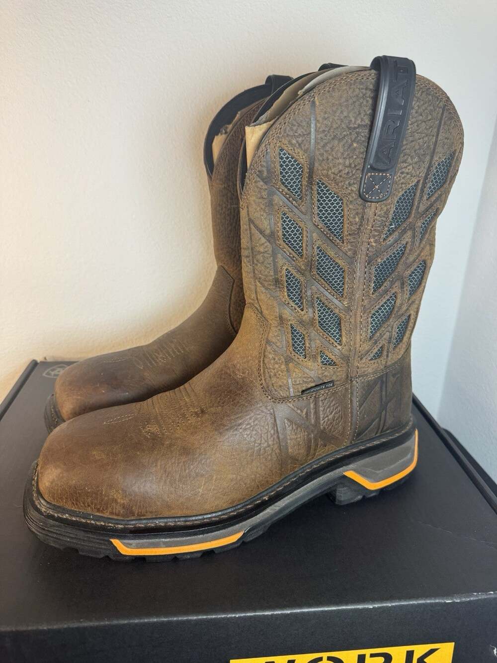 Ariat Big Rig Tread VenTEK Composite Toe Workboot Brown US Men's Size 12EE